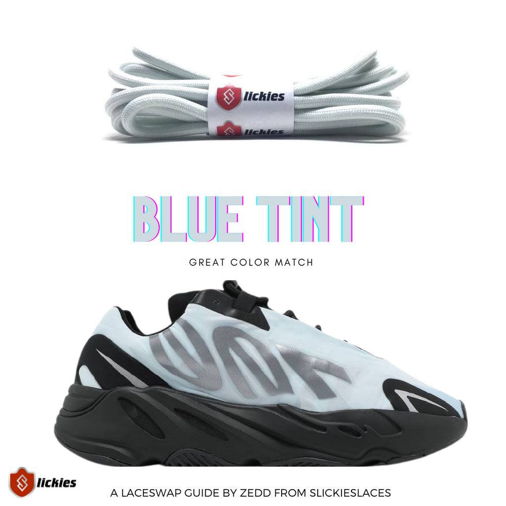 Blue Tint Laces for Yeezy 700 MNVN Blue Tint : Where to buy them? | by Slickieslaces