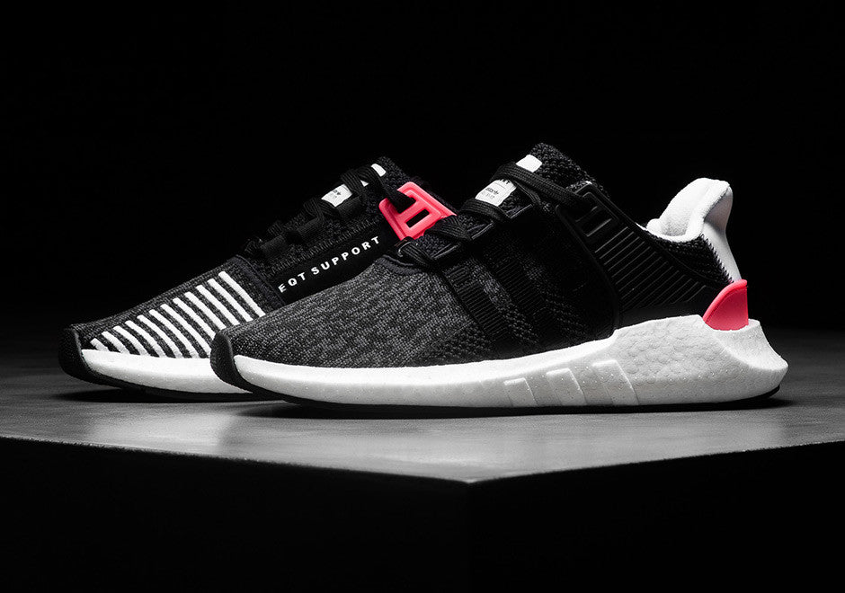 How To Lace Your Sneakers / Swap Your Shoelaces : ADIDAS EQT Support 93/17 BOOST Turbo Red