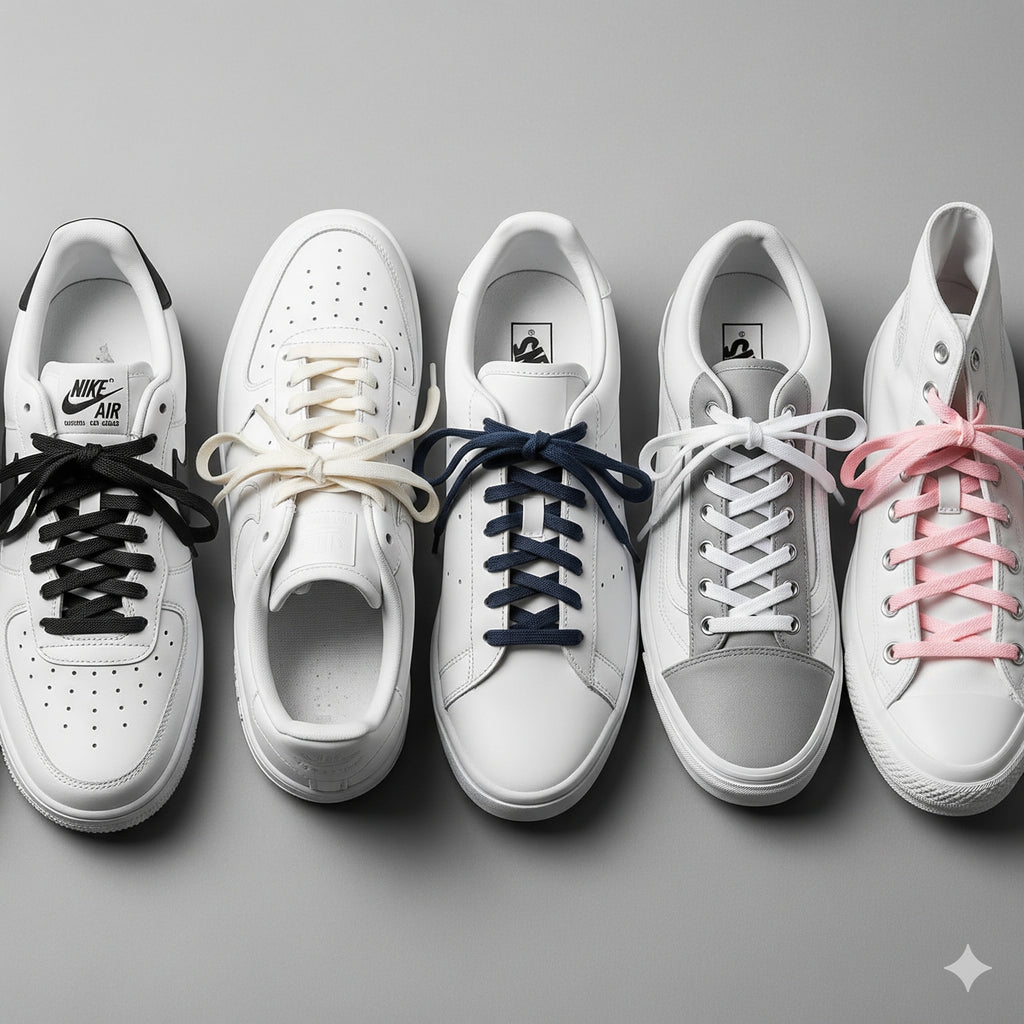 5 Lace Colors That Will Make Your White Sneakers Look Brand New