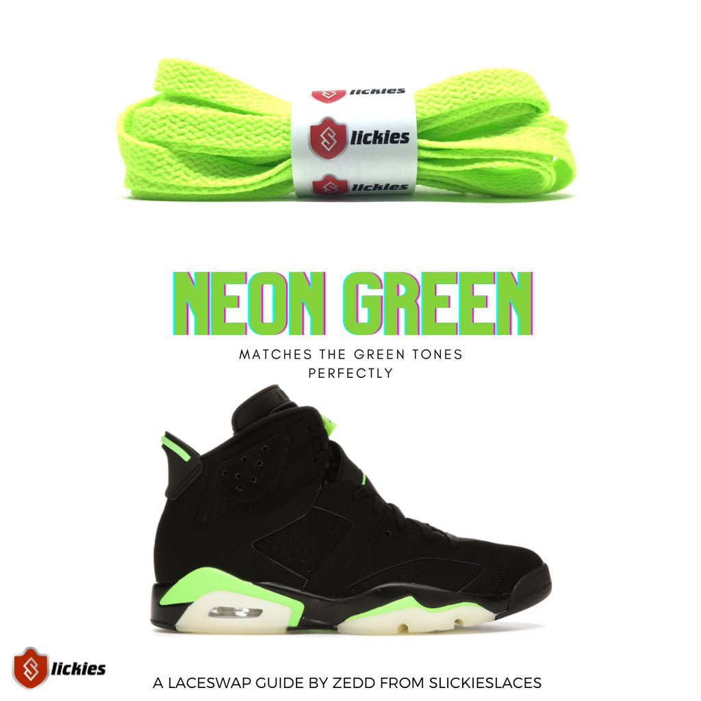 Where to buy shoe laces for Nike Air Jordan 6 Electric Green?