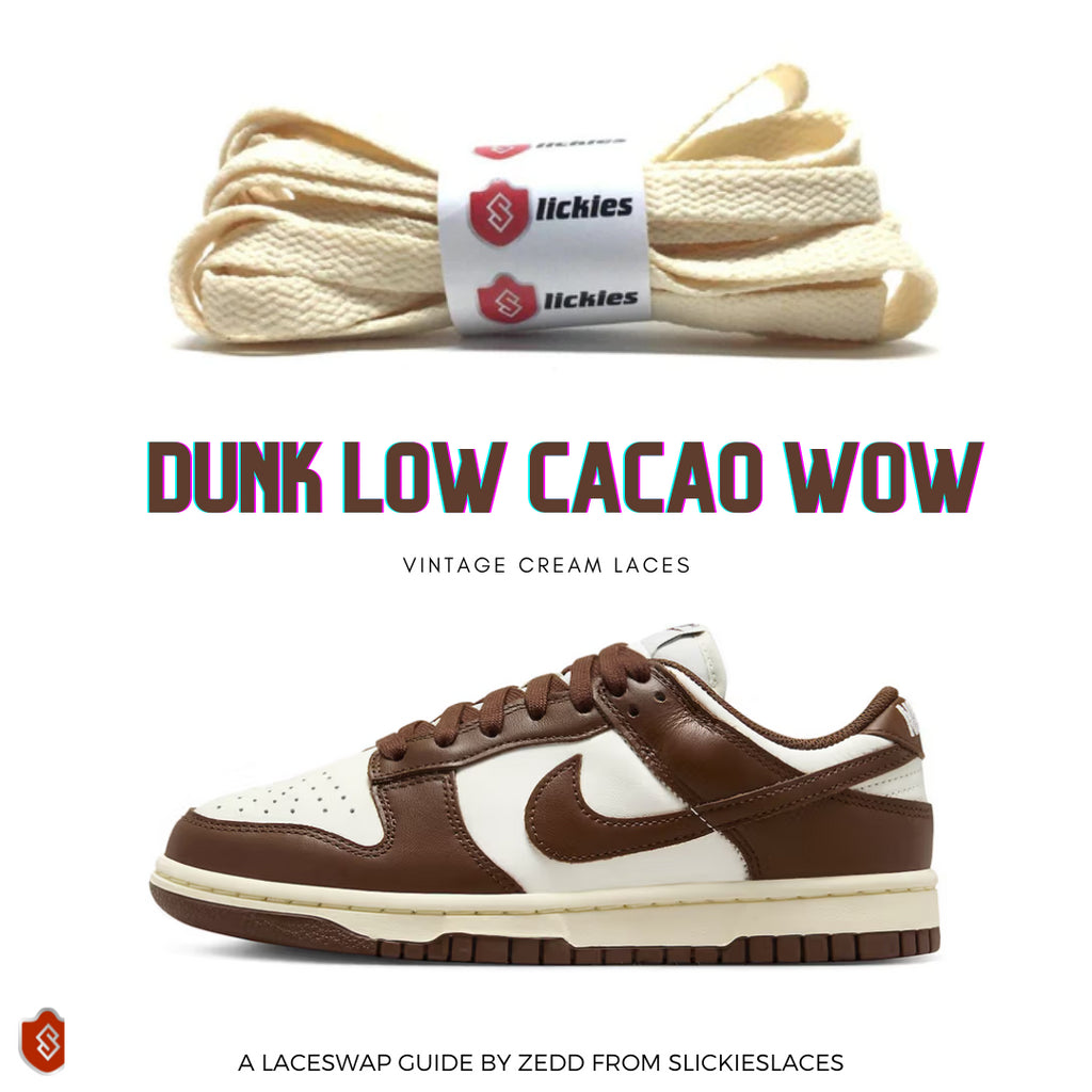 NIKE Dunk Low Cacao Wow Laces : Where to buy the best laces? | Slickieslaces