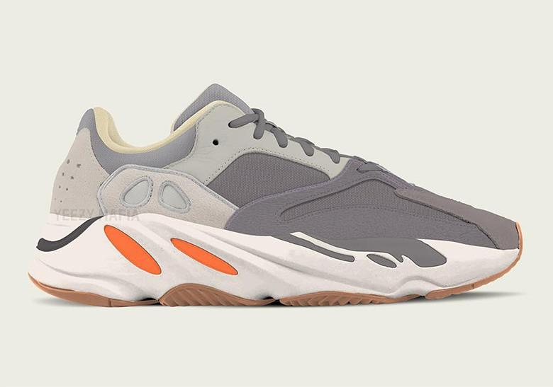 A new adidas Yeezy 700 "Magnet" colorway surfaces