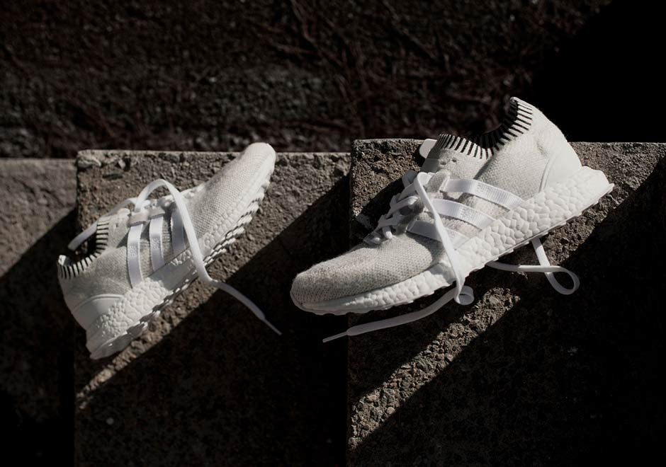 How To Lace Your Sneakers / Swap Your Shoe Laces : ADIDAS EQT Support Ultra Primeknit Vintage White