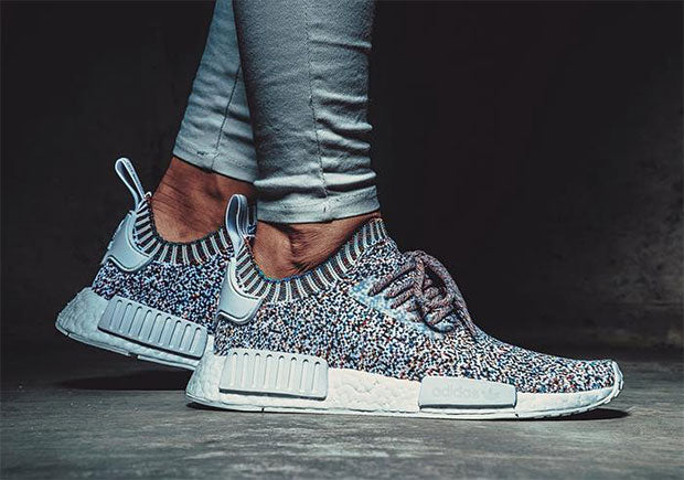 How To Lace Your Sneakers / Swap Your Shoe Laces : ADIDAS NMD R1 Multi Color Dot
