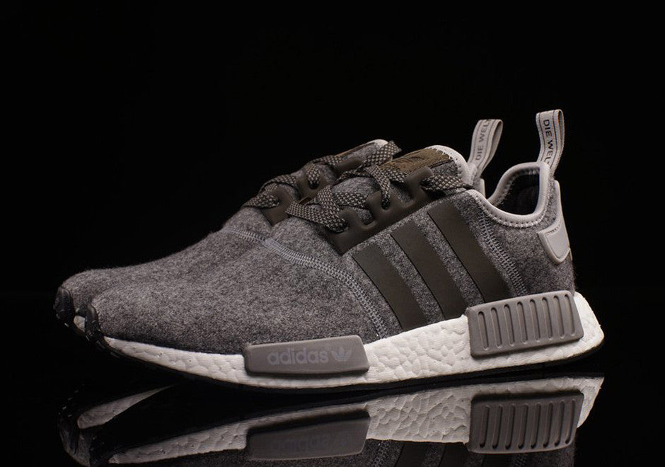 How To Lace Your Sneakers / Swap Your Shoe Laces : ADIDAS NMD Wool Charcoal
