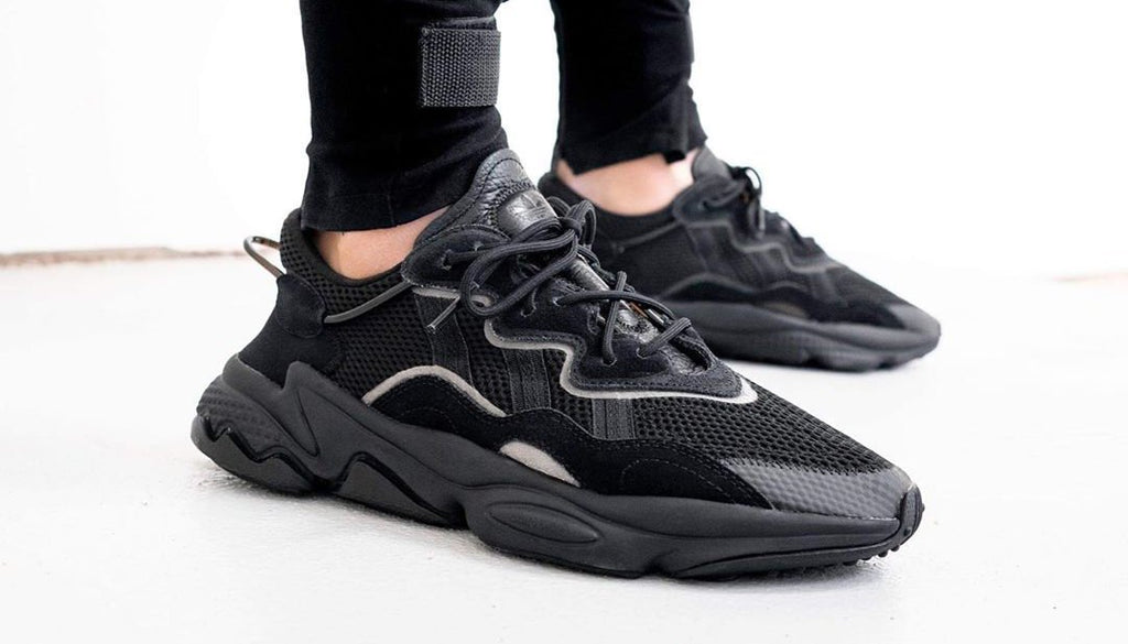 Here's a first look at the new adidas Originals OZ adiprene in "Triple Black"