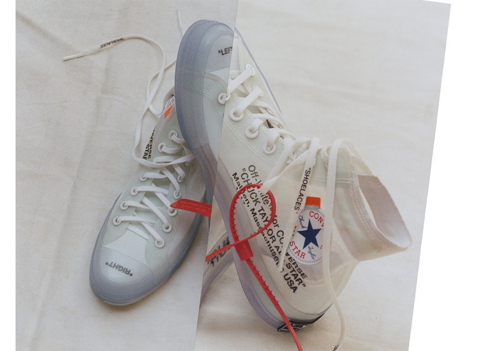How To Lace Your Sneakers / Swap Your Shoe Laces : OFF WHITE Converse Chuck Taylor