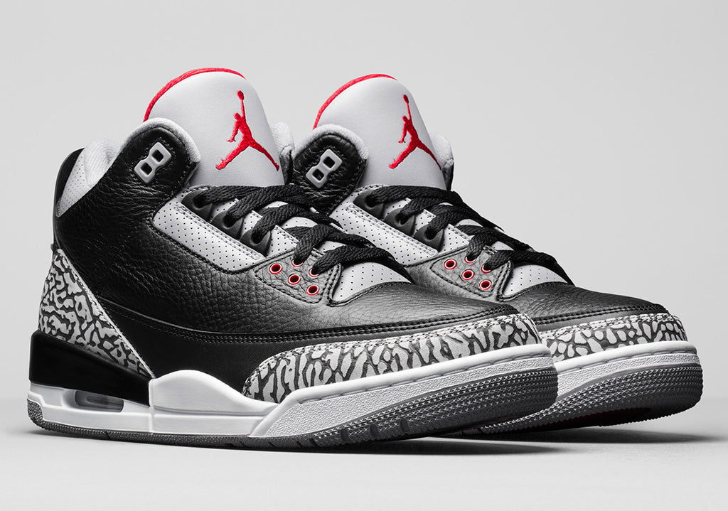 How To Lace Your Sneakers / Swap Your Shoe Laces : NIKE Air Jordan 3 Black Cement