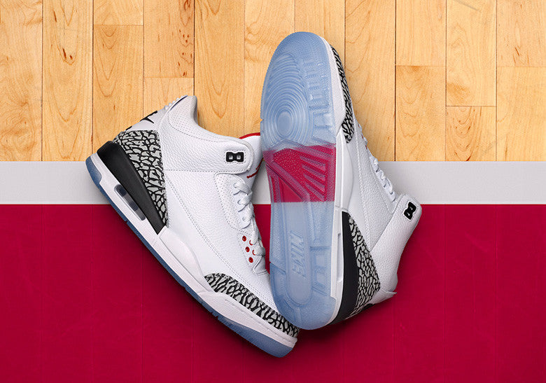 How To Lace Your Sneakers / Swap Your Shoe Laces : NIKE Air Jordan 3 Free Throw Line