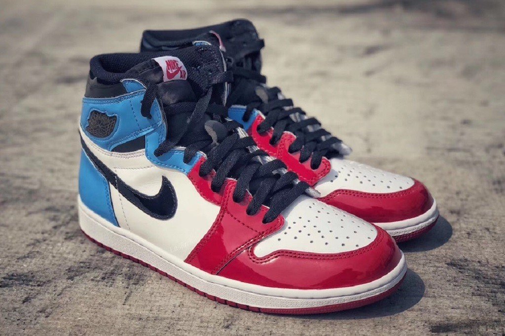 Jordan blends blue and red into the Air Jordan 1 High OG "Fearless"