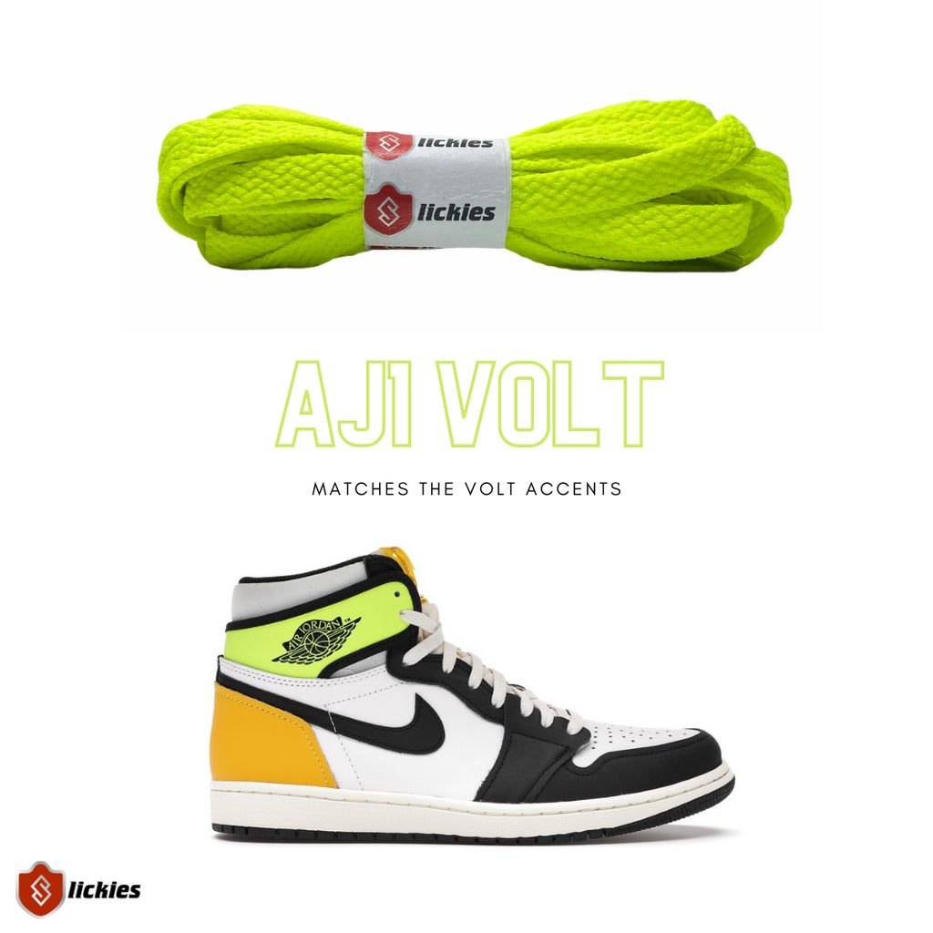Where to buy shoe laces for the NIKE Air Jordan 1 Volt University Gold?