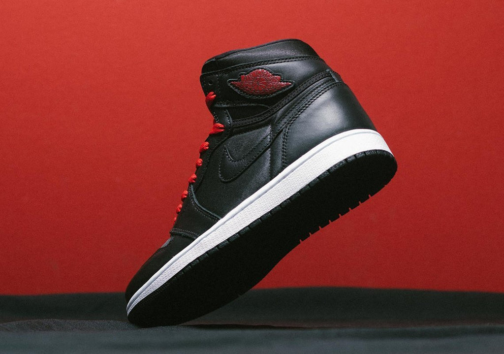 The Air Jordan 1 High Black Satin just dropped!