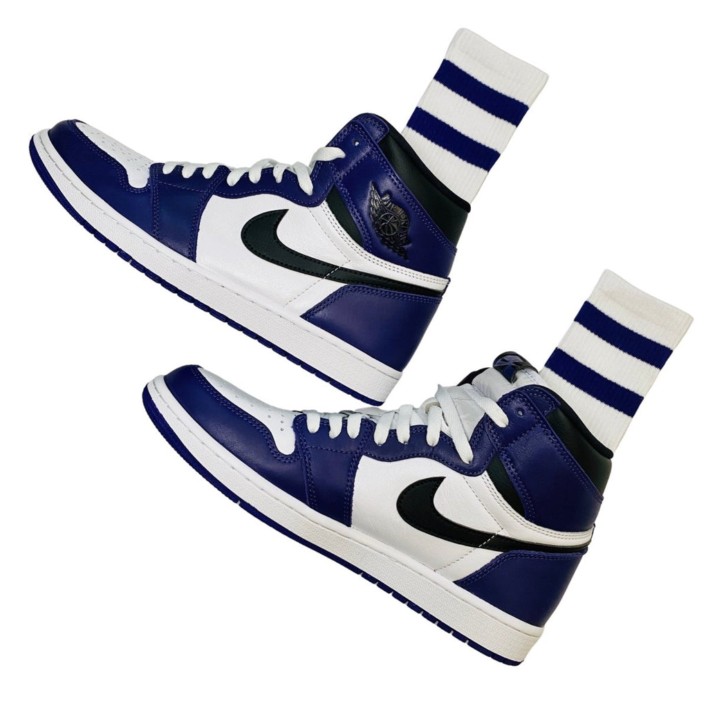 Where to buy crew socks for the NIKE Air Jordan 1 Court Purple?