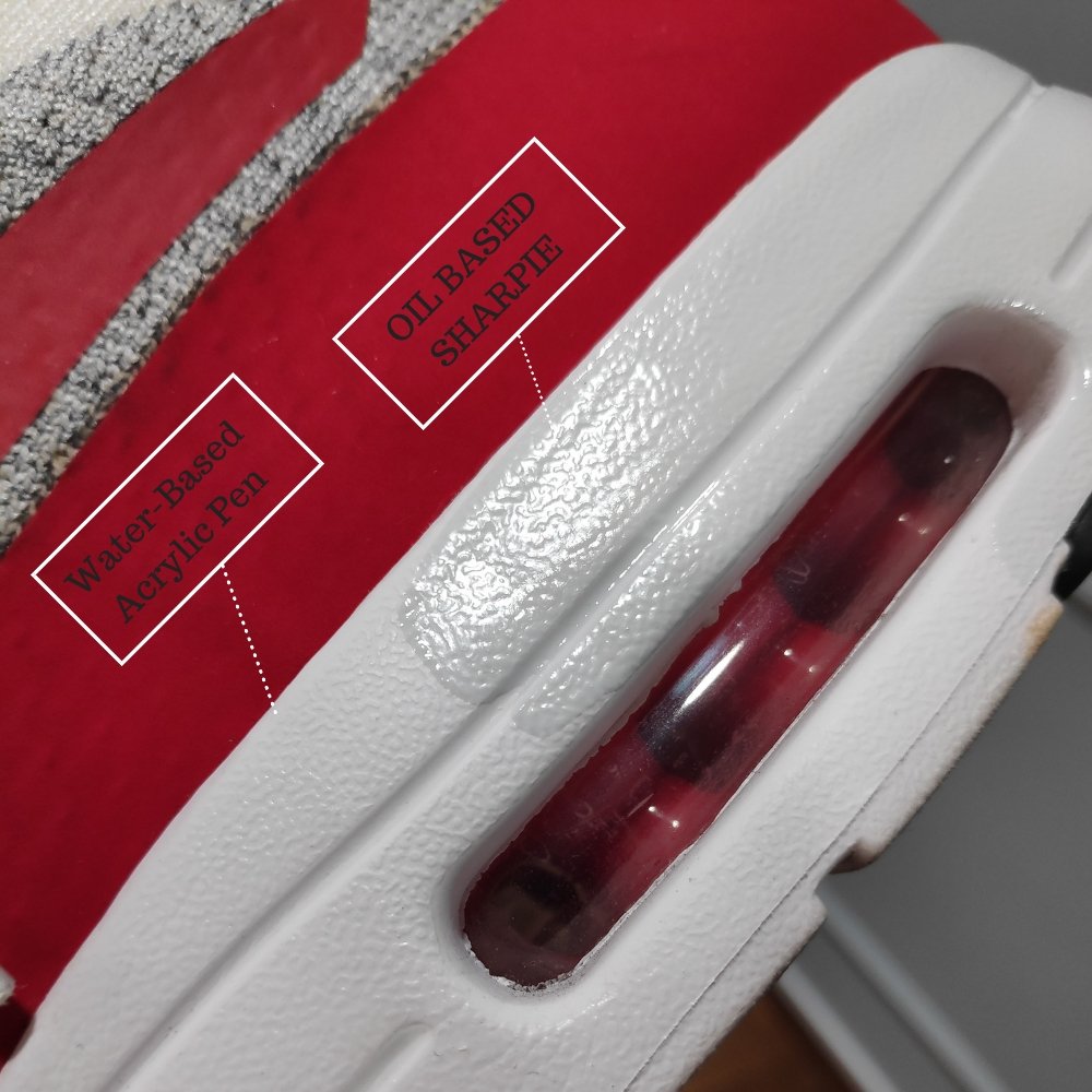 Why you should ALWAYS choose Water-Based Acrylic over Oil-Based Sharpie