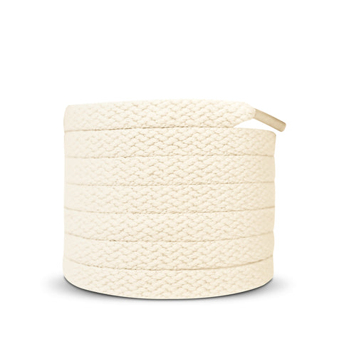 Jordan 1 Laces Basics Flat Thin - Vintage Cream Laces Jordan 1