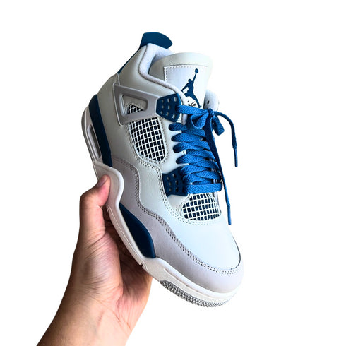 Jordan 1 4 Laces Basics Flat Thin - Military Blue Laces