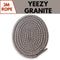 Yeezy Laces 3M Reflective Rope Laces V2 - Granite Laces Grey for Yeezy Granite / Slate