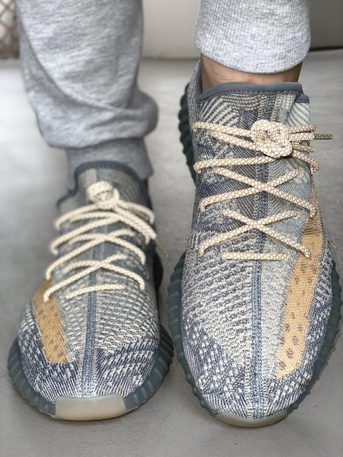 Yeezy Laces 3M Reflective Static Israfil Yellow Rope Laces for Yeezy Boost 350 V2 Israfil