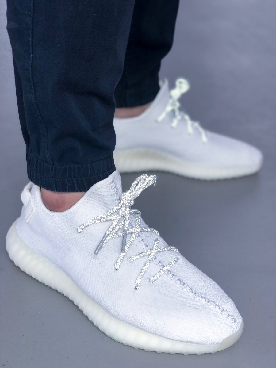 Yeezy Laces 3M Reflective Rope Laces V2 - Off White Laces for Yeezy Bo â Slickies