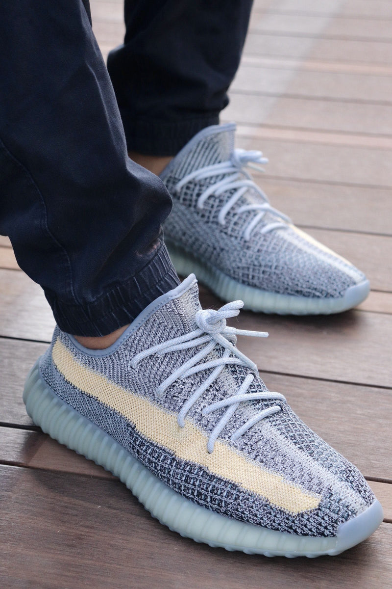 Yeezy Laces 3M Reflective Rope Laces V2 - Linen Blue Laces for Yeezy Boost  350 V2 Linen / Ash Blue