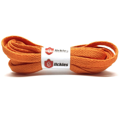 Jordan 1 Laces Basics Flat Thin - Shattered Backboard SBB Orange Laces