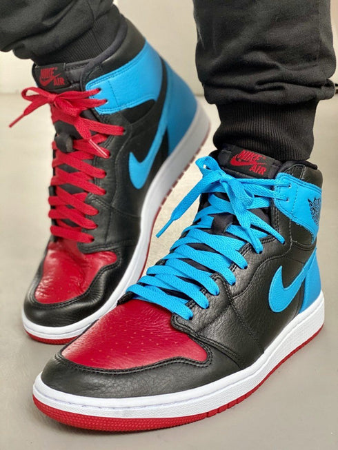 Jordan 1 Laces Basics Flat Thin - UNC Blue Laces