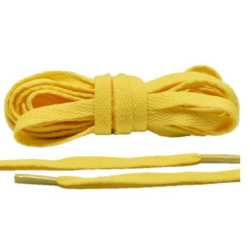 Jordan 1 Laces Basics Flat Thin - Yellow Laces