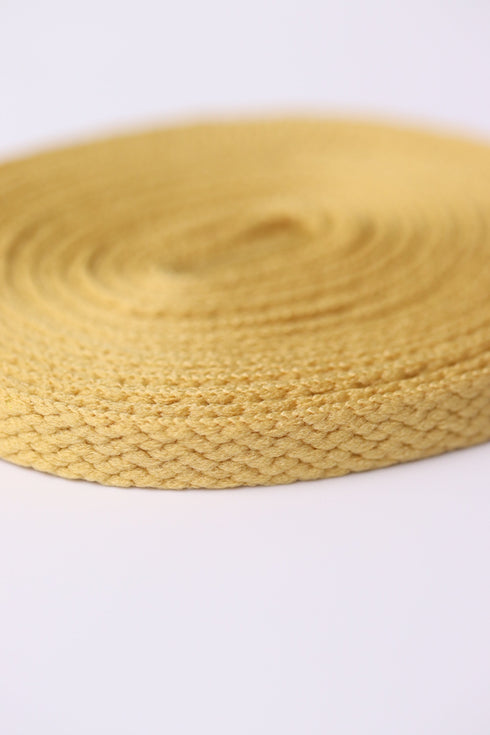 Jordan 1 Laces Basics Flat Thin - Buttermilk / Yellow Laces for Palomino Jordan 1