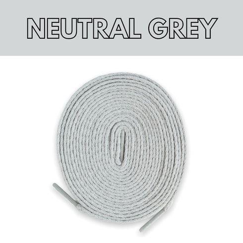 Jordan 1 Laces Basics Flat Thin - Neutral Grey Laces for Air Jordan 1 CO.JP