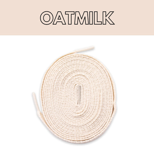 Jordan 1 Laces Basics Flat Thin - Oat Milk Laces