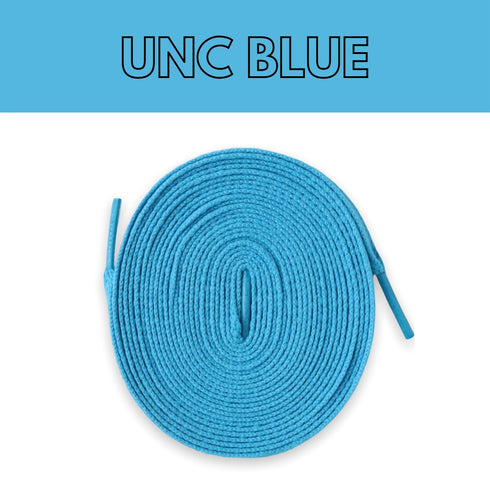 Jordan 1 Laces Basics Flat Thin - UNC Blue Laces