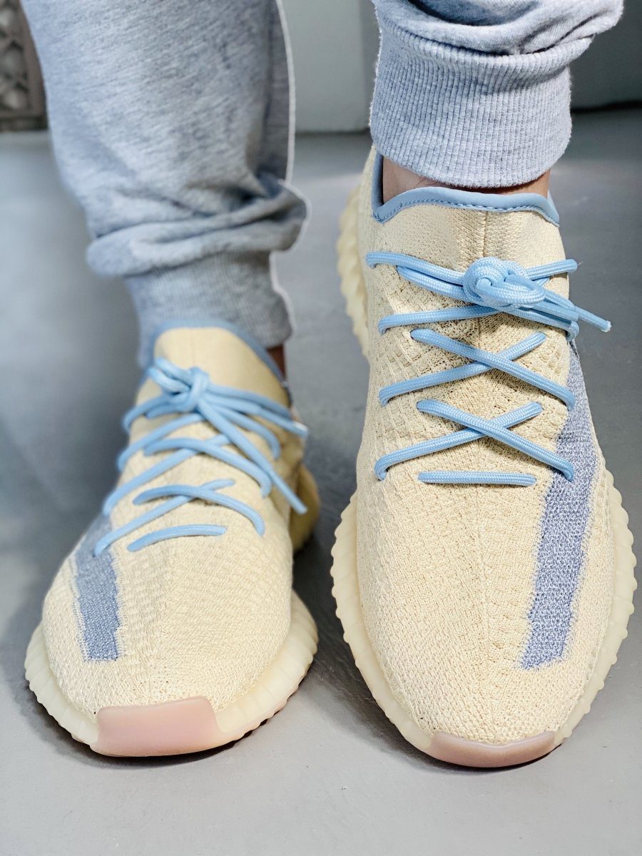Laces Rope - Blue for Yeezy Boost 350 V2 Linen – Slickies