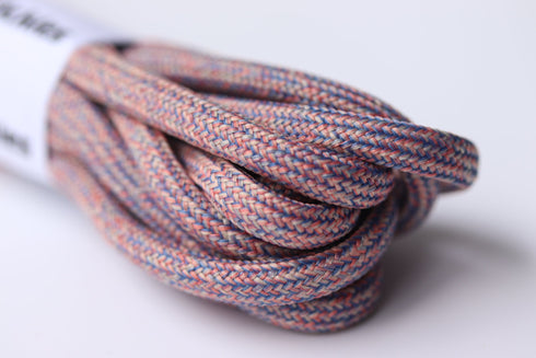 Yeezy Laces Multicolor Rope - Cream / Orange / Blue for Yeezy V2 MX Oat