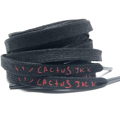 Waxed Flat Laces - Travis Scott Cactus Jack