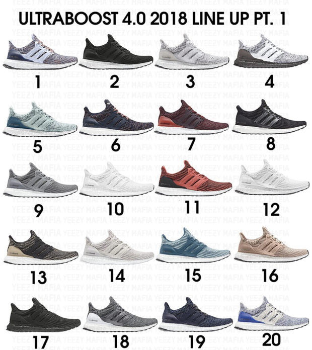 ADIDAS Ultra Boost 4.0 Preview for 2018 Slickies ADIDAS Ultra Boost 4.0 Preview for 2018 Slickies