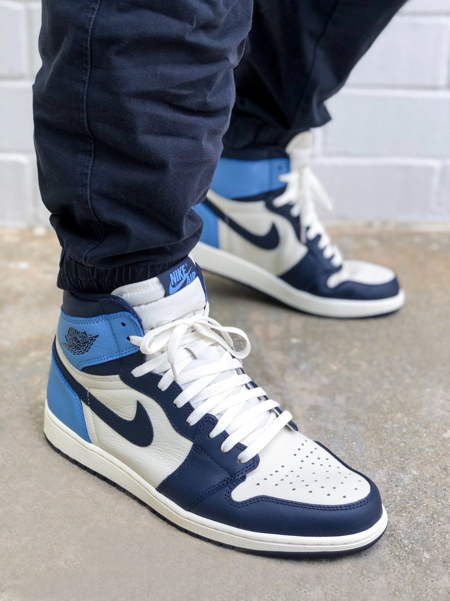 Where to buy shoe laces for the Air Jordan 1 UNC Obsidian? – Slickies