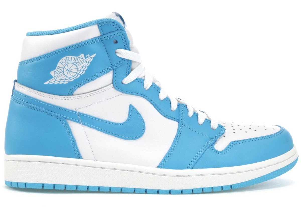 unc jordan 1 blue laces