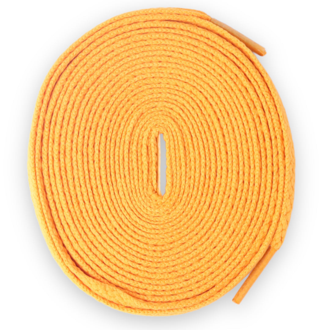 Jordan 1 Laces Basics Flat Thin - Taxi Yellow Laces â Slickies