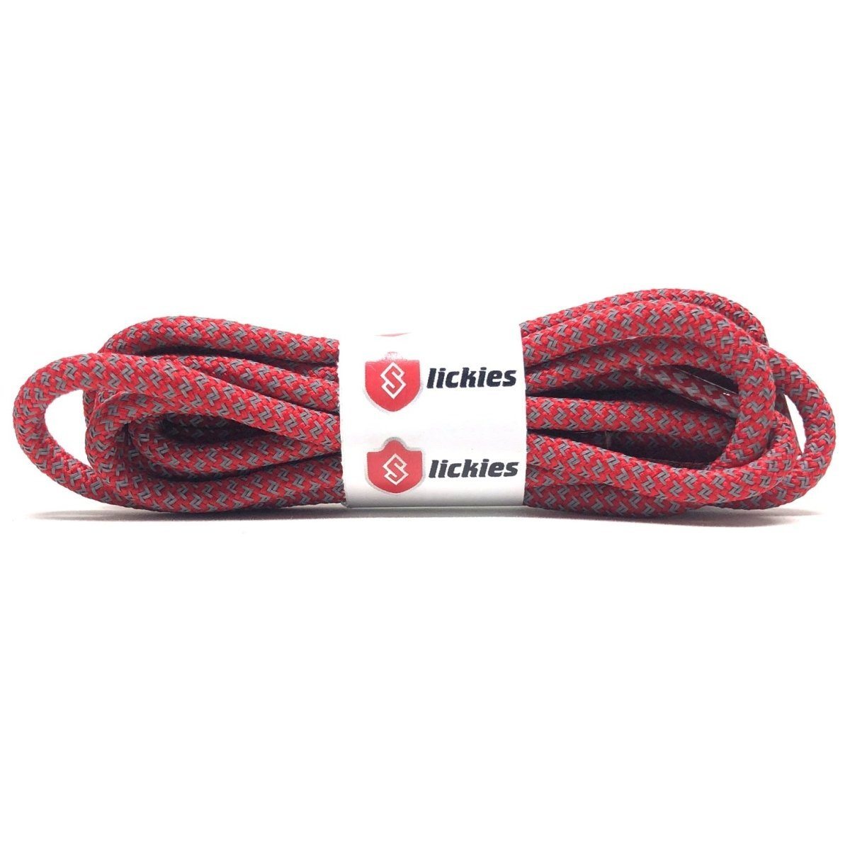 Slickies 3M Reflective Rope Laces Static Red