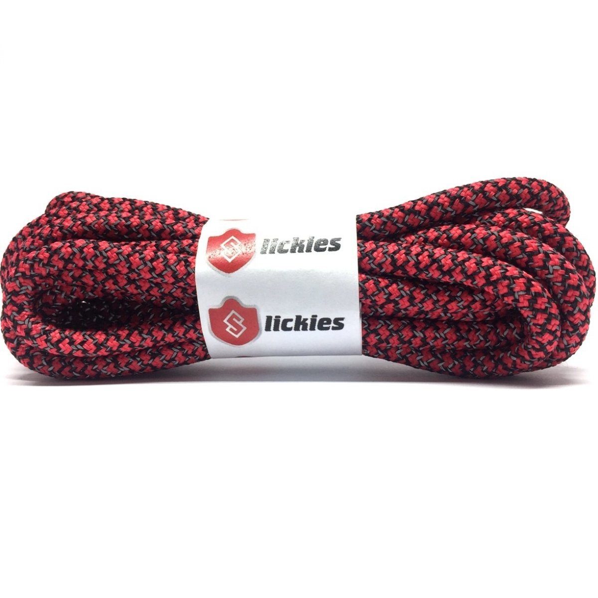 Yeezy Laces 3M Reflective Rope Laces V2 - BRED Black / Red Laces – Slickies